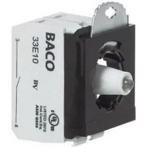 Baco - BA333EARL10 Kontaktelement, LED-Element mit Befestigungsadapter 1 Schließer Rot tastend 24 v 1
