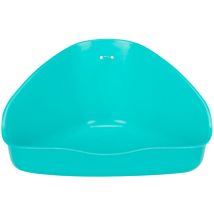 Bacs a litière d'angle 45 x 21 x 30 cm, pour rongeur Animallparadise