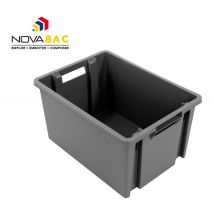 Boite de rangement Novabac 18L Gris Acier - 5201893