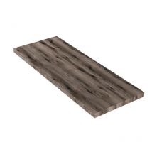 Badezimmerregal für Aufsatzwaschbecken 120x46x3,8 cm Wenge - Metz - Mensola e lavabo tondo