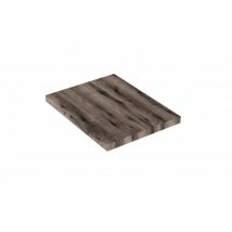 Badezimmerregal für Aufsatzwaschbecken 60x46x3,8 cm Wenge - Metz - Mensola e lavabo tondo