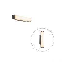 Moderne Wandleuchte Schwarz 32cm inkl. led IP44 - Cascada