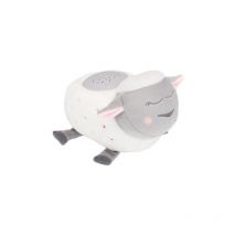Badabulle Veilleuse Mouton Peluche - Projection d'étoiles & Berceuses