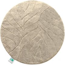 Badematte Maris Badteppich in Rund Ivory 120 cm Durchmesser