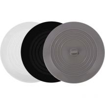 XVX - Badewannenstöpsel aus Silikon, 15 cm Abflussstöpsel aus Silikagel, 3-teiliger Universalstöpsel, Waschbeckenstöpsel, Küchenspülenstöpsel