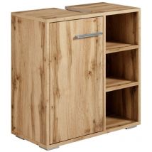 Badplaats - Badezimmer Badmöbel Neptunes 60cm Eiche - Unterschrank Badmöbels