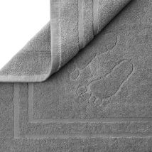 Mondo - Badezimmermatte 50x70 Schwamm Baumwolle Graphit 650g/m2