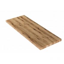Abitare - Badezimmerregal für freistehendes Waschbecken 120 cm in dunkler Walnussfarbe - Metz - Mensola