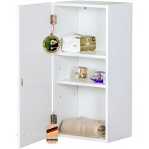 Floordirekt - Badezimmerschrank Nebraska Kompakter und vielseitiger Stauraum für Ihr Badezimmer