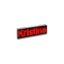 Sertronics - badge led 125906 rouge 44 x 11 pixels (l x h x p) 93 x 30 x 6 mm 1 pc(s)