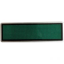 Sertronics - Badge porte-noms led upscreen 125907 vert 44 x 11 Pixel (l x h x p) 93 x 30 x 6 mm 1 pc(s) Q718962