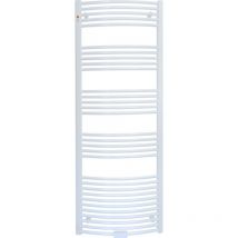 Mert - Standard Badheizkörper, Weiss, gebogen, Mittel- und Seitenanschluss, 60 x 120 cm