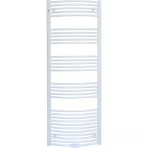Mert - Standard Badheizkörper, Weiss, gebogen, Mittel- und Seitenanschluss, 60 x 80 cm