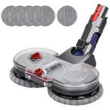 Badiei Éderctrique Compatibder Avec Dyson V7 V8 V10 V11 V15 Avec Réservoir D'Eau Multifonction Für Eintreindiin Efficace Vons Sols Avec 6 Serpillères 