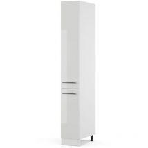 Vicco - Badschrank Fame-line, Weiß Hochglanz, 30 X 206.8 Cm