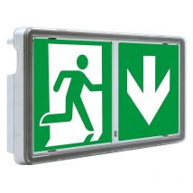 Bloc.tech - baes+baeh bi-fonction IP44-IK08 8 led 136+8 lm sati one esh