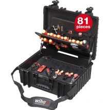 Wiha 40523 Competence xl electrician Tool Kit, 82 Piece (inc. Case) WHA40523