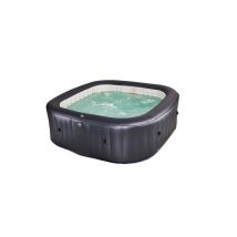 Bagno Italia - Minipiscina idromassaggio autogonfiante 185 cm 6 posti spa relax 131 getti