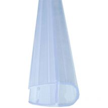 Bagnoxx - Duschdichtung, Hohlkammerprofil, Türdichtung Transparent 100cm, Wasserabweisprofil für Türdichtung unten, Badewanne Dichtung - für 6mm