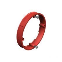 Bague d'ajustement pour mur plein, diam. 60 mm, p : 12mm, rouge type ug 60 PA/12, ue : 25 pcs