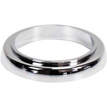 Tycner - Bague de base de robinet de salle de bains + joint sous laveuse plastique chromé