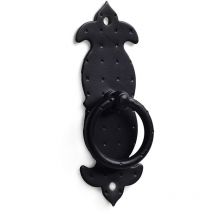 Bague en acier finition forge noire, dimensions: 37x98x14mm - talla