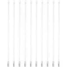 Baguette aveugle 10 pièces baguette aveugle 17 pouces baguette inclinable aveugle longue fenêtre bâton aveugle ouvre-store