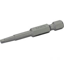 Bahco - 1/4 Standard-Bit für Nr.1-Robertson-Schrauben 50 mm - 2 Stk. pro Blisterpackung
