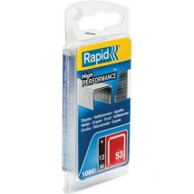 Agrafes en fil fin n°53/12mm - Blister 1080 - (40109505) - Rapid