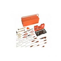 Bahco - Caisse à outils métallique avec 69 outils à usage général