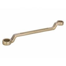Bahco Doppelringschlüssel, Gekröpft, Funkenfrei, Aluminiumbronze, 30 + 32 Mm - Ns011-3032