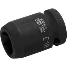 Douille à choc torx 1/2, finition phosphatée - Bahco