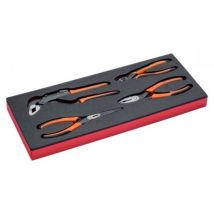 Jeu de pinces, module mousse 1/3 Fit&Go - 4 pcs - Bahco