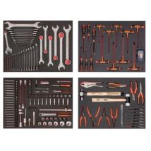 Module de 4 mousses pour maintenance automobile - 177 pcs - Bahco