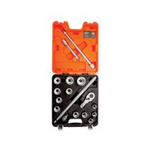 SLX17 Socket Set 17 Piece 3/4in Drive - Bahco