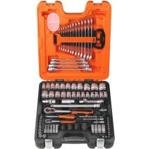 Set di chiavi a bussola Bahco 1/4'+1/2' con set di chiavi combinate 94 pz. S87+7