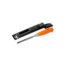 Burins pour le travail du bois, avec manche en polypropylène orange - Bahco