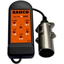 Bahco Steckdosen-Tester, 24 V - 7 PIN, für 24N-Steckdosen