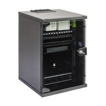 Baie de Brassage 10 avec 12 RJ45 Cat6 et Switch 8 Ports Gigabit - Solution Réseau Complète pour Petits Locaux' Batilec