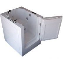 Baignoire Balnèo avec porte pour seniors 93 x 83 x h100 cm – Lavander