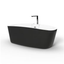 Spalina - Baignoire Balnéo Îlot tao Black Bulle l. 170 x l. 80 cm, by