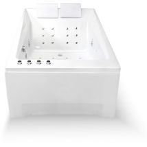 Spalina - Baignoire balnéo 2 places kensho duo Wave L180xl120xH68cm, by