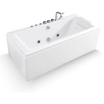 Spalina - Baignoire Balnéo Sikinos White Jets, 170x78cm, By