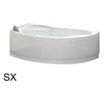 Dianhydro - Baignoire d'angle semi-circulaire asymétrique vogue