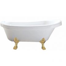 Eliteshopping - Baignoire ilôt retrò avec pieds Or – Marigold