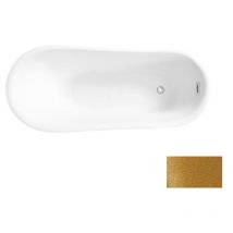 Baignoire îlot calima glam golden 170 x 74 cm