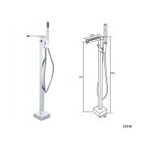 Bernstein - Baignoire îlot moderne design en acrylique pour salle de bain, isolation thermique - Blanc mat - 170x80x58cm - belaqua - Options au choix