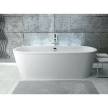 Azura Home Design - Baignoire îlot blanc victoria 185x83