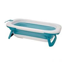 Baignoire pliable Thermobaby balnéa - Compact - Bouchon de vidange - Jusqu'a 18 mois - Bleu