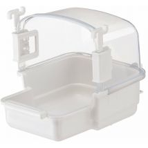 Rio 2 Bain pour oiseaux, perruches et petits perroquets. Variante rio 2 - Misure: 19 x 15 x h 15 cm - Coloris assortis - Ferplast